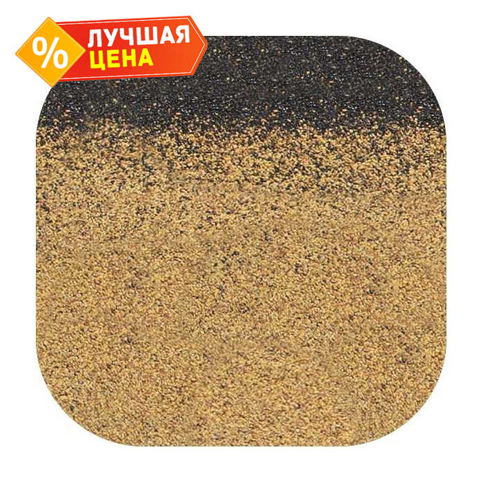 Коньково-карнизная черепица Katepal Rocky Желтый 3 м2 | золотой песок