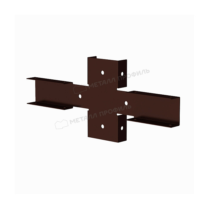 Кронштейн горячеоцинкованный столб /направляющая (ПО-01-8017-2,0)