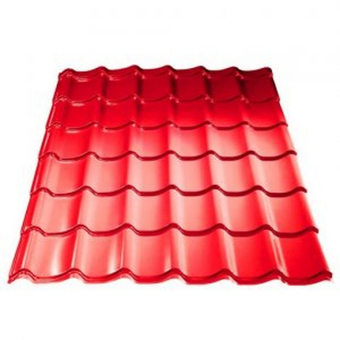 Металлочерепица Stynergy СуперМонтеррей Стальной Шёлк (0.5) RAL 3020