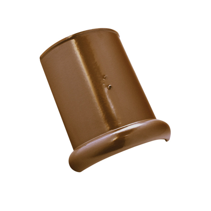 Коньковая черепица, TS-roof (Самурай), Глянцевый коричневый, Maruso