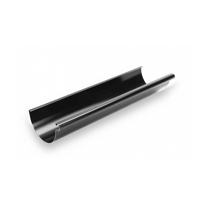 Желоб водосточный (3 м.) STAL, 152(130)/90 мм, цвет Графит, Galeco