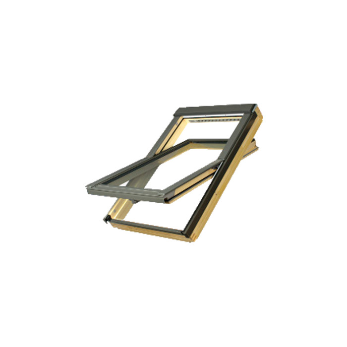 Деревянное мансардное окно, FTU-V U3, 94x140, Среднеповоротное открывание, Fakro