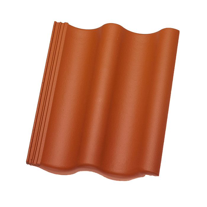 Цементно-песчаная черепица рядовая, Sigma, TOP 2000S Кирпично-красный (Ziegelrot), Nelskamp