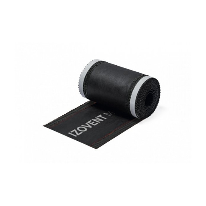 Аэроэлемент конька/хребта IZOVENT M, 5х0,230, для керамической и цементно-песчаной черепицы, Черный, 4roof