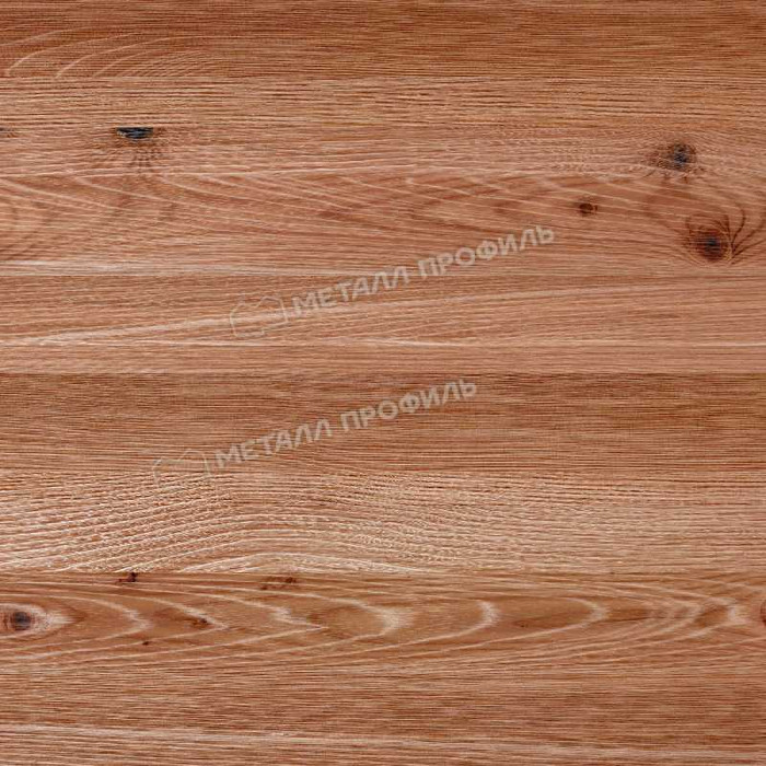 Планка примыкания нижняя 250х122х2000 (ECOSTEEL_T-01-Кедр-0.5)