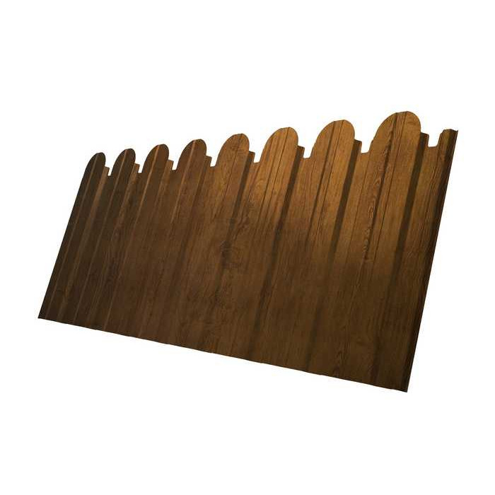 Профлист Grand Line фигурный C10A Print-double Elite 0.45 мм Golden Wood