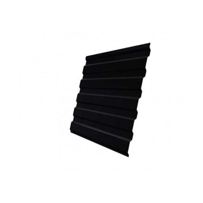 Профнастил С20А 0,45 PE-Double с пленкой RAL 9005 черный