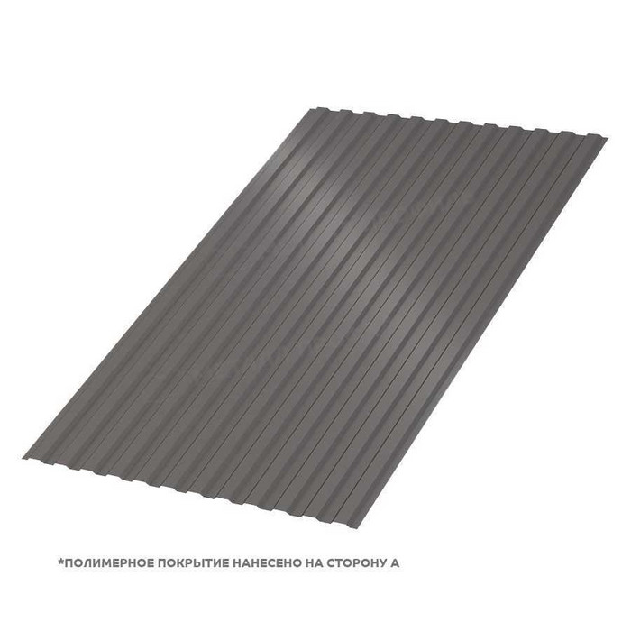 Профлист Металл Профиль МП-10 0,5 VikingMP® E RAL 8019 Серо-коричневый | B