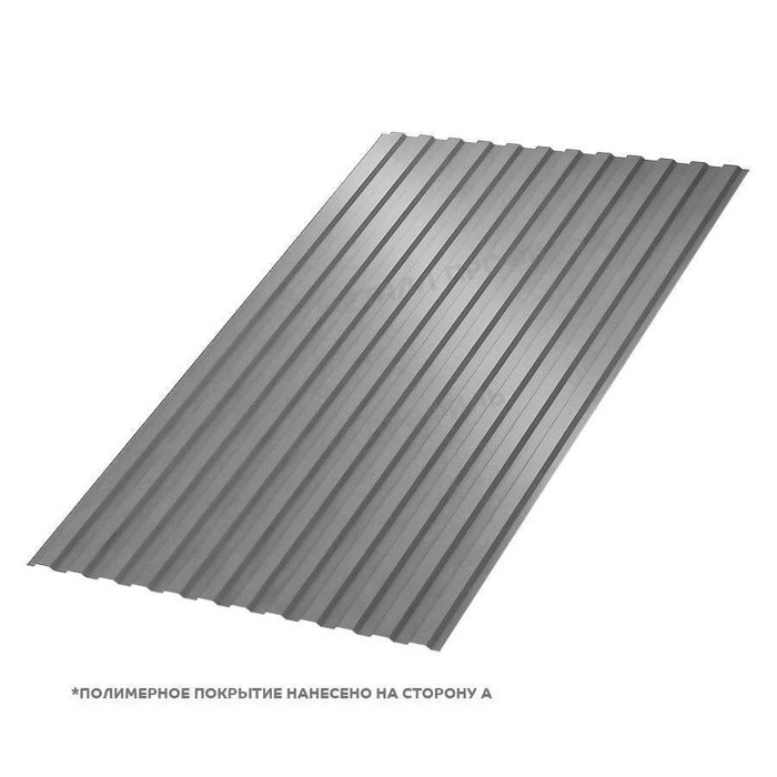 Профлист Металл Профиль МП-10 0,5 NormanMP RAL 9006 Белый алюминий | B