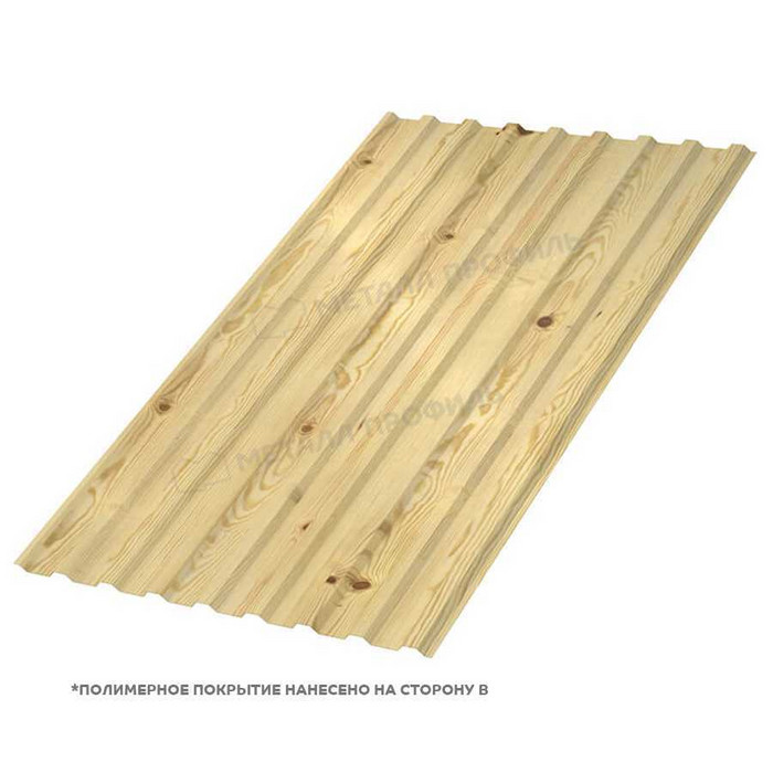 Профлист Металл Профиль МП-20 0,5 ECOSTEEL® Сосна | A